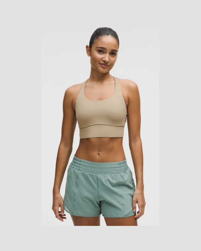 LULULEMON Energy Longline-BH mit mittlerem Halt für B–D-Cups Evolve für Frauen – Größe in Sheer Oak Sheer
