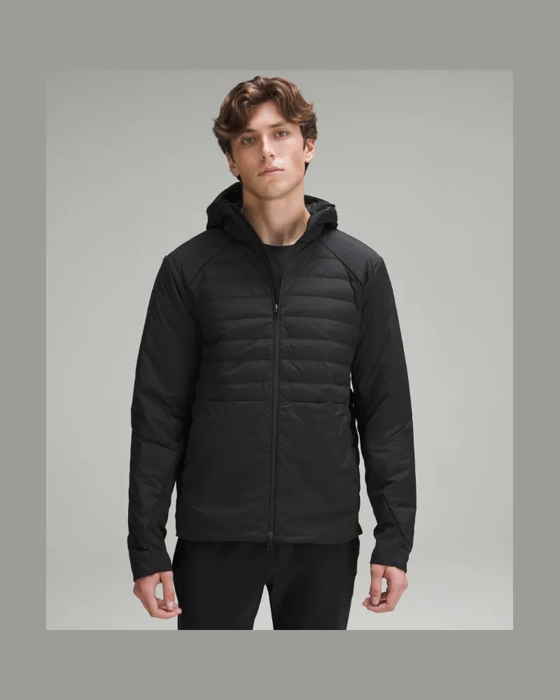 LULULEMON Down for It All Daunenhoodie mit Füllkraft 700 für Männer – Größe in Black Black