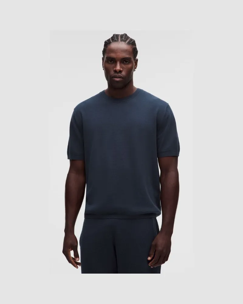 LULULEMON T-Shirt aus einem Baumwollgemisch für Männer – Größe in True Navy True