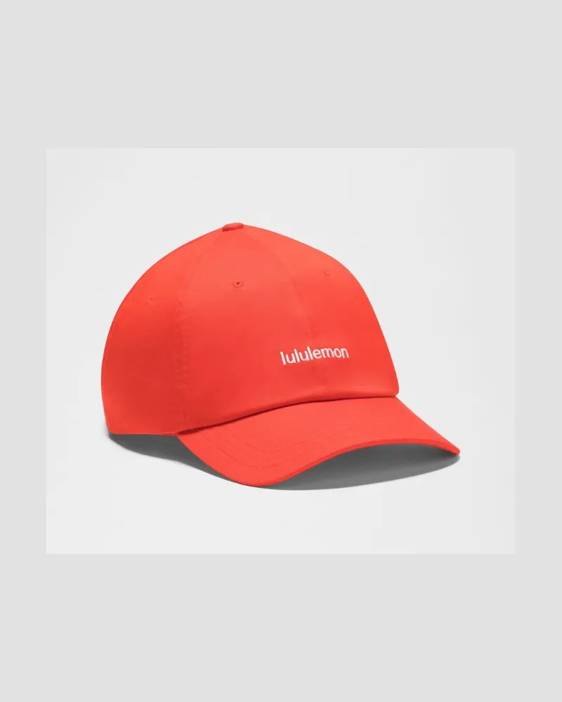LULULEMON Unisex Baseballkappe Logo – Größe in Cherry Ember/White Cherry