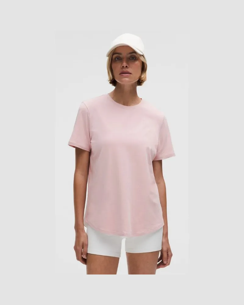 LULULEMON Love T-Shirt mit Rundhalsausschnitt für Frauen – Größe in Mink Berry Mink