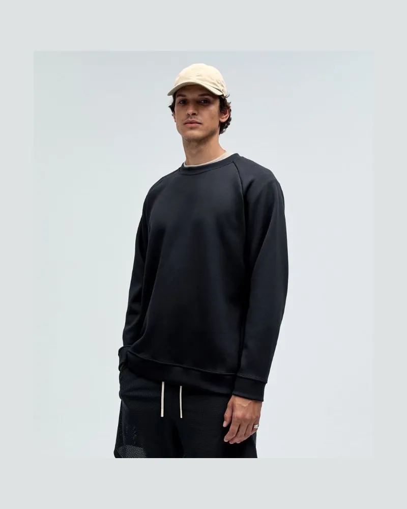 LULULEMON Smooth Spacer Pullover mit Rundhalsausschnitt im Classic Fit für Männer – Größe in Black Black