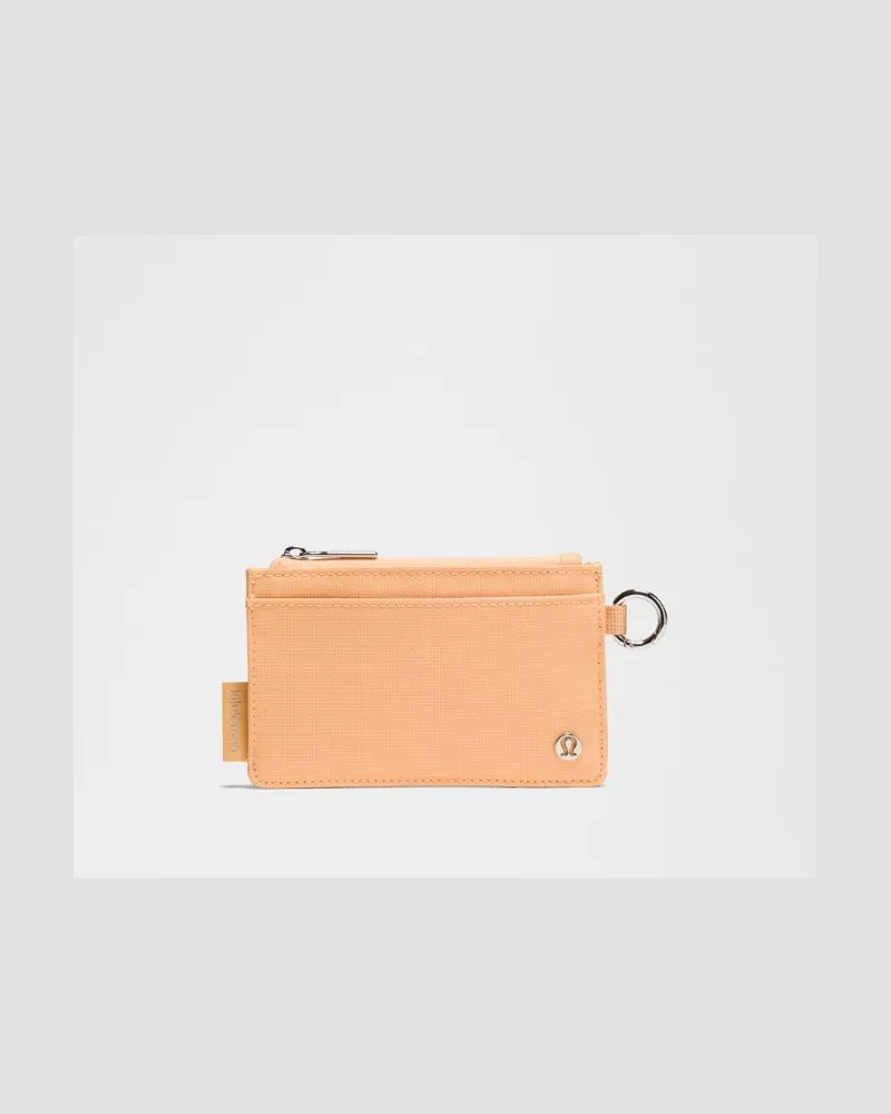 LULULEMON Abnehmbares Kartenetui – Orange Rock