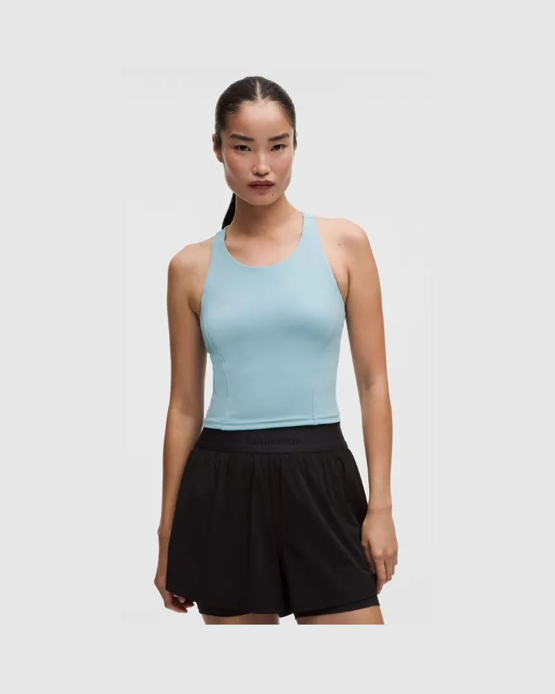 LULULEMON Wunder Train Racerback-Tanktop Mittlerer Halt für B/C-Cups für Frauen – Größe in Seafoam Seafoam