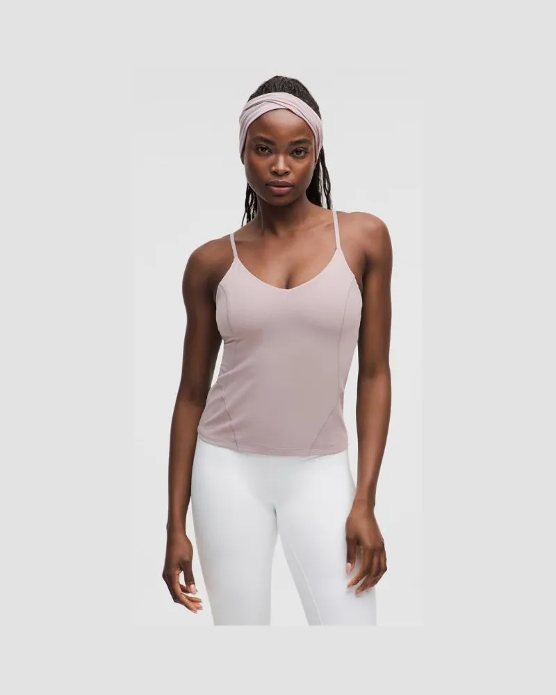 LULULEMON Align Tanktop in Taillenlänge Leichter Halt C/D-Cups für Frauen – Größe in Mauve Grey Mauve