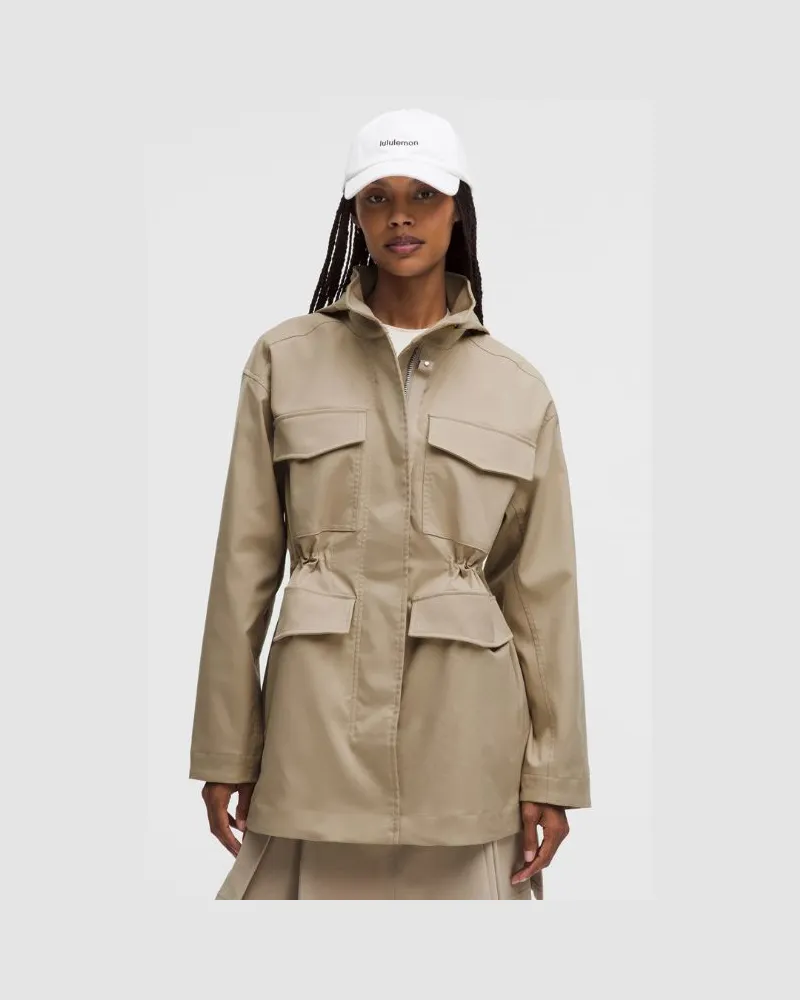 LULULEMON DryField Utility-Jacke für Frauen – Größe in Sheer Oak Sheer