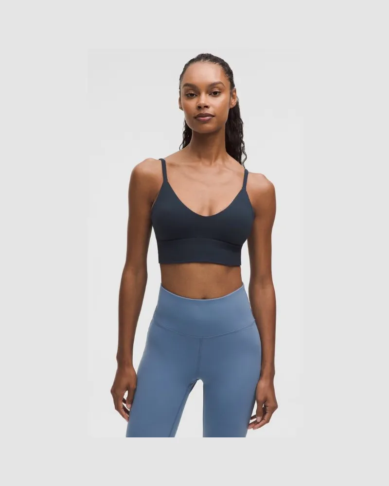 LULULEMON Focuser BH mit U-Ausschnitt Leichter Halt für A/B-Cups für Frauen – Größe in True Navy True