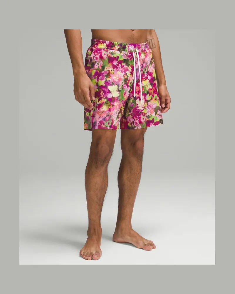 LULULEMON Pool-Shorts für Männer – 18 cm – Größe in Floral Freestyle Multi Floral