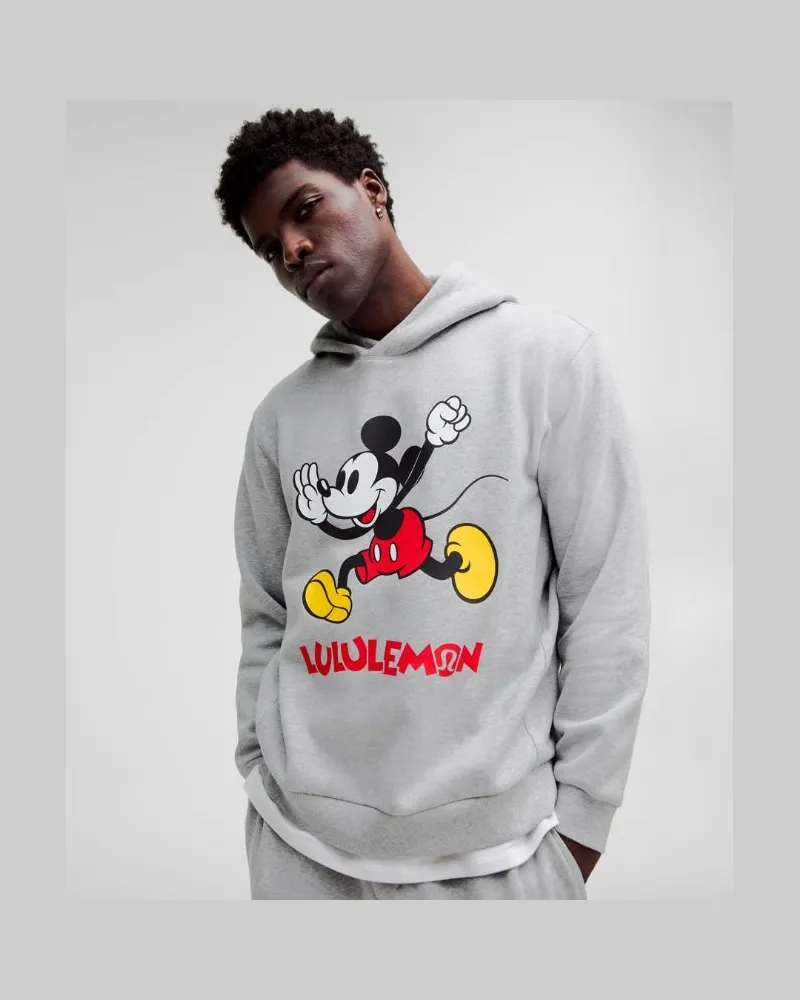 LULULEMON Disney x Steady State Hoodie-Pullover für Männer – Größe in Heathered Silver Drop Heathered