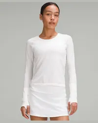 LULULEMON Swiftly Tech Langarmshirt 2.0 Taillenlänge White