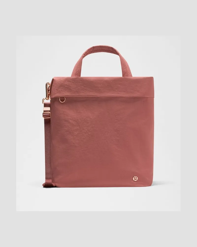 LULULEMON On My Level Tote-Bag Größe in Light Ivory/Gold Light