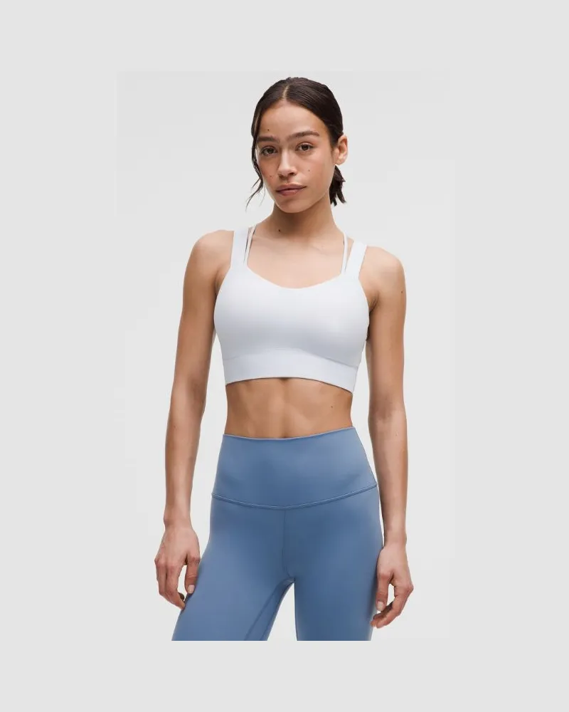 LULULEMON Like a Cloud Longline-BH Leichter Halt D/DD-Cups für Frauen – Größe in Starch Blue Starch