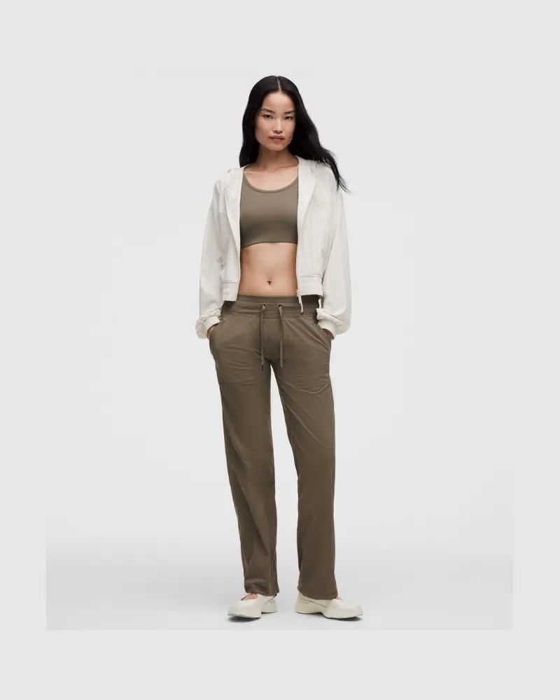 LULULEMON Dance Studio Hose mit mittelhohem Bund Normale Länge für Frauen – Größe in Nomad Nomad