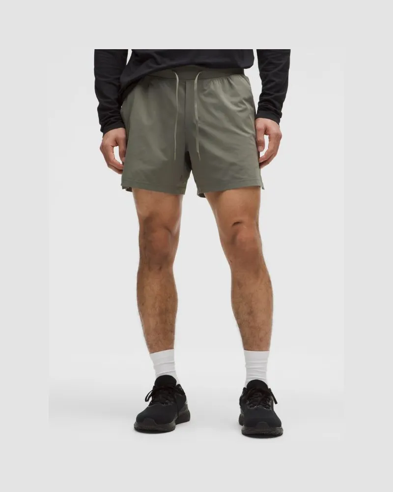 LULULEMON Zeroed In Shorts ohne Liner für Männer – 13 cm – Größe in Grey Sage Grey