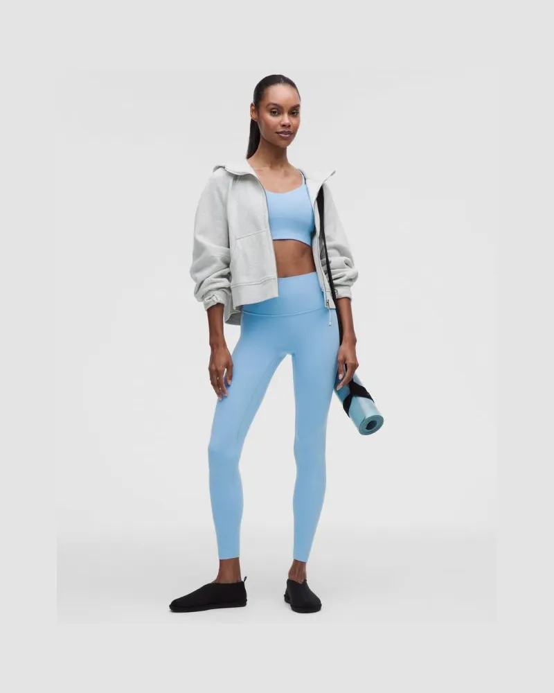LULULEMON Align No Line Hose mit hohem Bund für Frauen – 71 cm – Größe in Dreamy Blue Dreamy