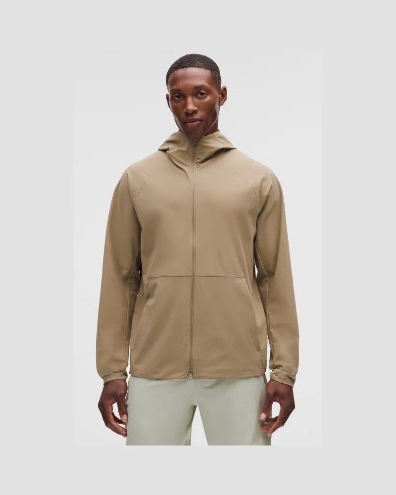 LULULEMON Pace Breaker Jacke für Männer – Khaki – Größe Oakwood