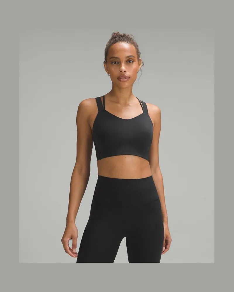 LULULEMON Like a Cloud Longline-BH Leichter Halt D/DD-Cups für Frauen – Größe in Black Black