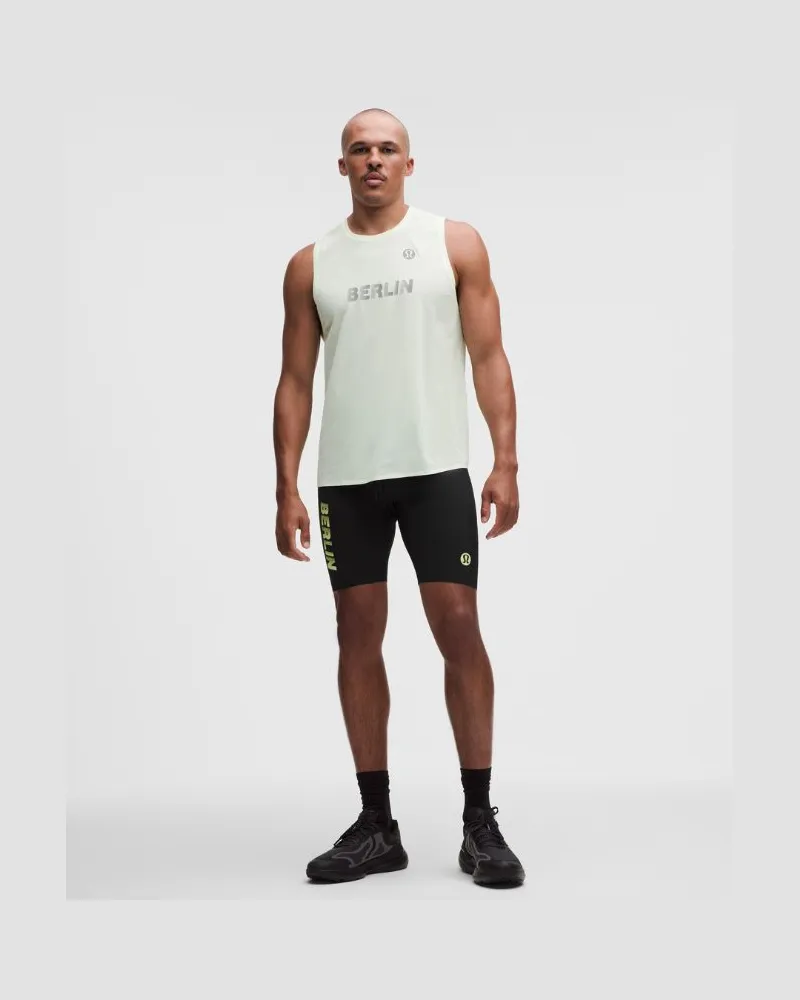 LULULEMON Fast and Free Half Tight 8" Design Berlin '26 für Männer – Größe in Black Black