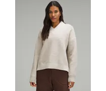Pullover aus Alpakawollgemisch mit V-Ausschnitt