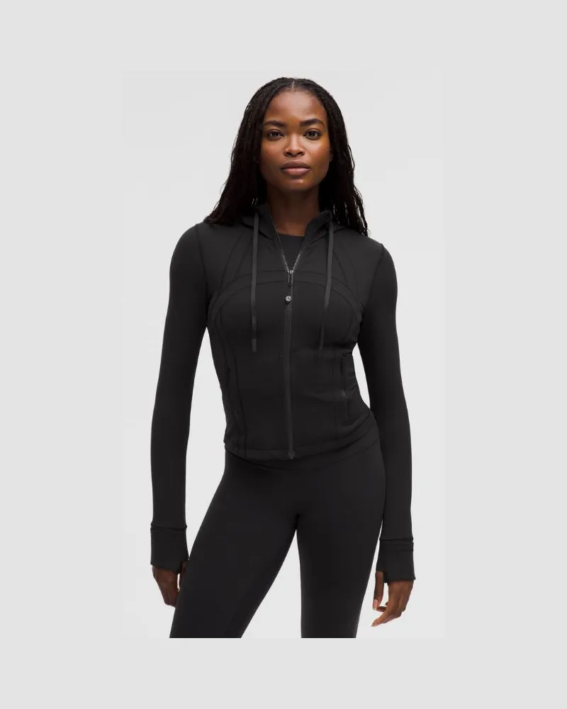 LULULEMON Define Crop-Jacke mit Kapuze Nulu für Frauen – Größe in Black Black