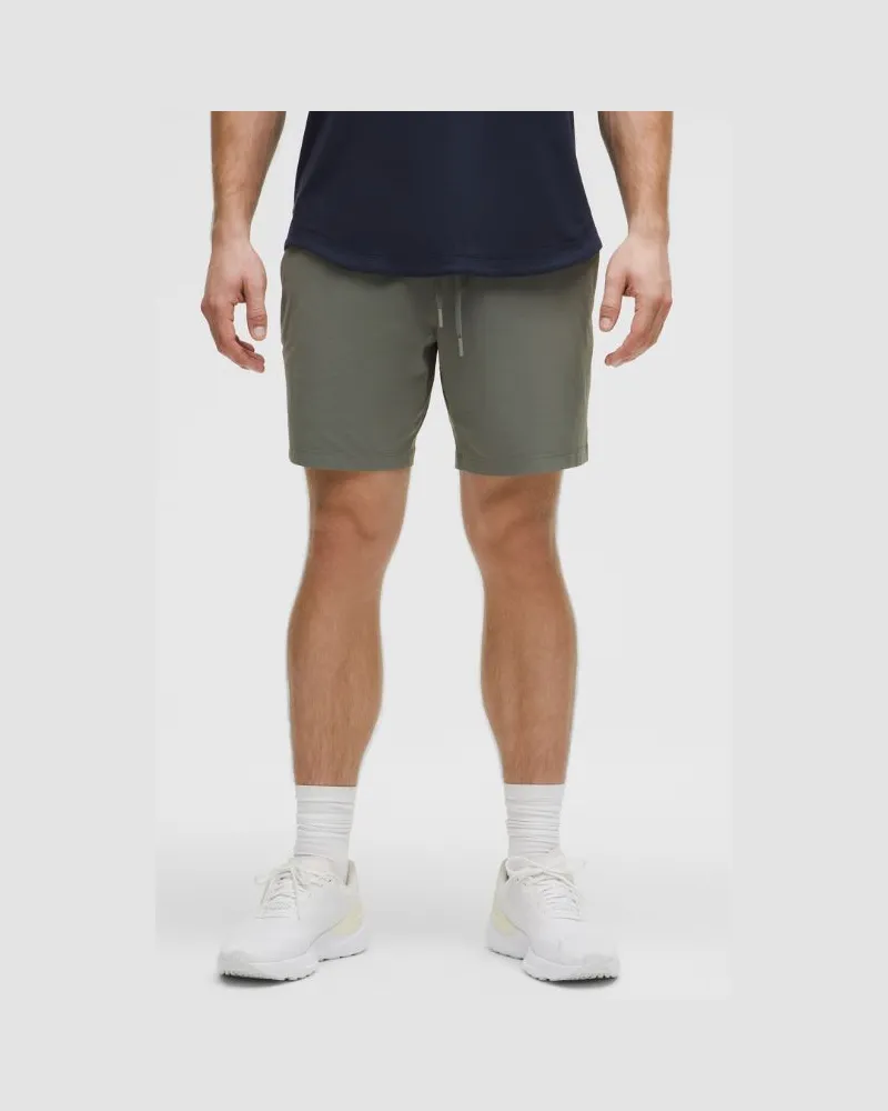 LULULEMON Zeroed In Shorts ohne Liner für Männer – 18 cm – Größe in Grey Sage Grey