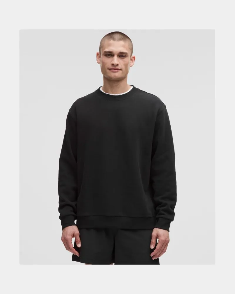 LULULEMON Steady State Pullover mit Rundhalsausschnitt für Männer – Größe in Black Black