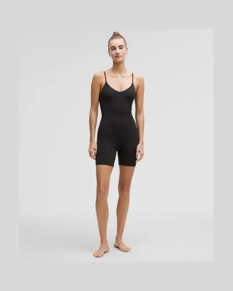 LULULEMON Align Body mit Spaghettiträgern Leichter Halt für A/B-Cups für Frauen – 15 cm – Größe in Black Black