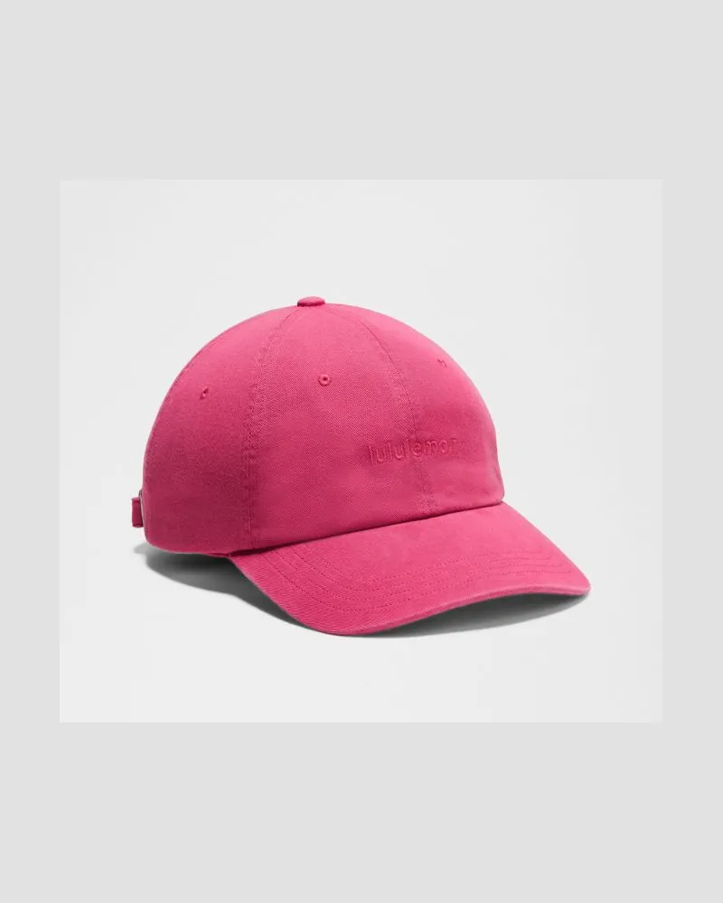 LULULEMON Unisex Baseballkappe im Classic Fit Waschung – Größe in Dilute Wash Raspberry Coulis Dilute