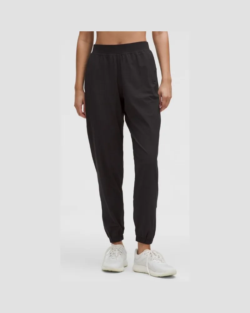 LULULEMON Adapted State Perforierte Jogginghose mit hohem Bund für Frauen – Größe in Black Black