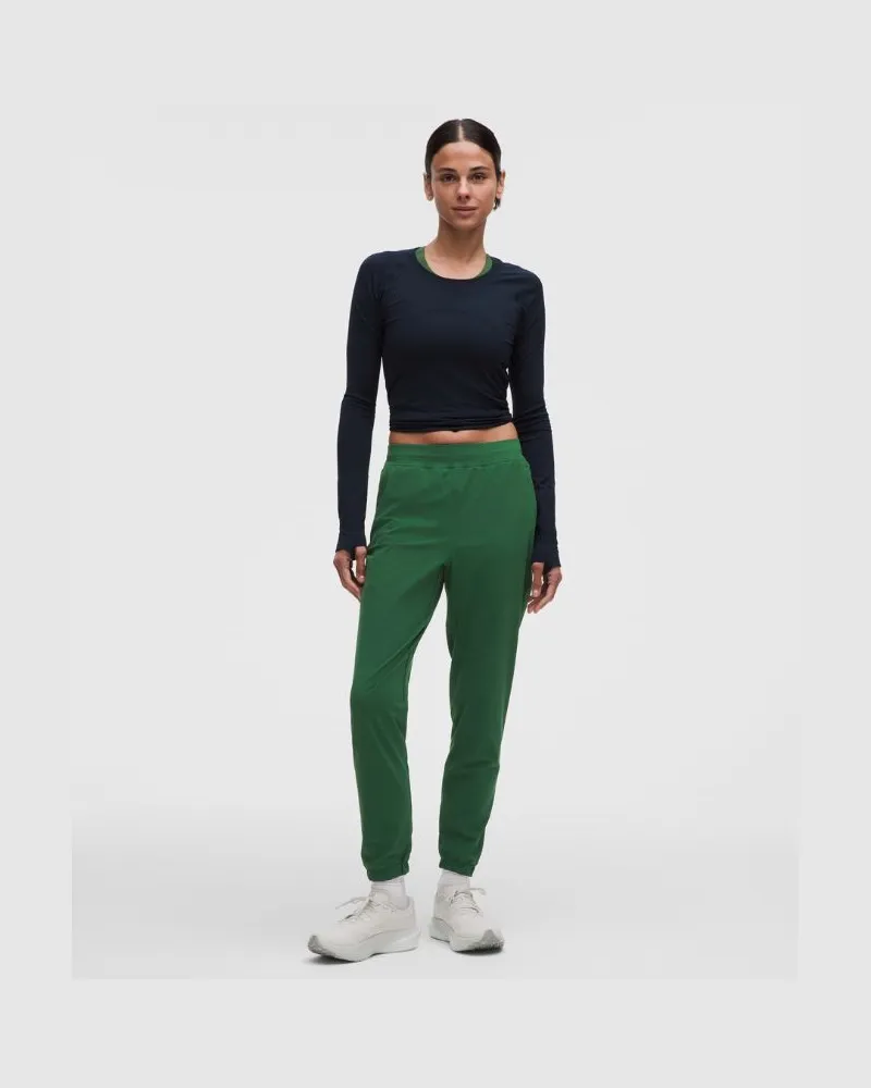 LULULEMON Adapted State Jogginghose mit hohem Bund Volle Länge für Frauen – Größe in Ivy Grove Ivy