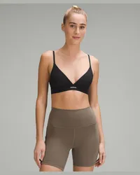 LULULEMON License to Train Triangel-BH Leichter Halt A/B-Cups Schwarz