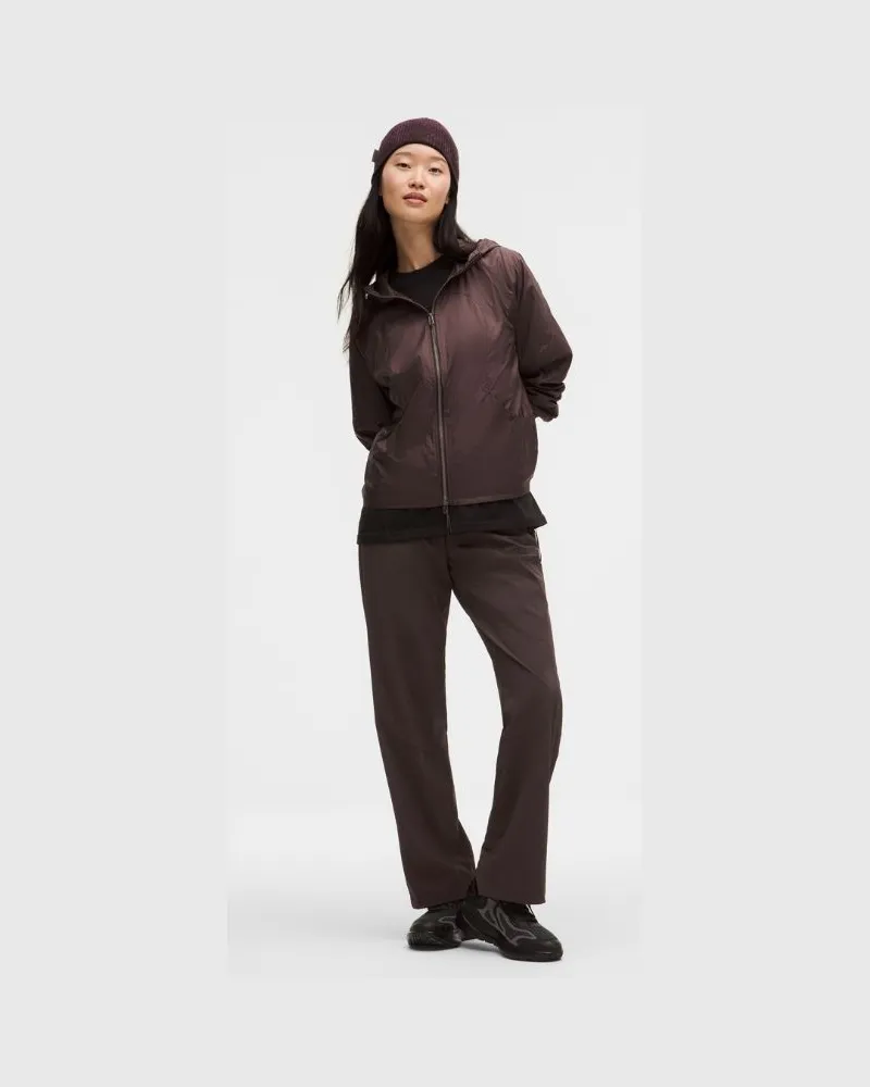 LULULEMON Nylon-Trainingshose mit mittelhohem Bund SLNSH Kollektion für Frauen – Größe in Sequoia Sequoia
