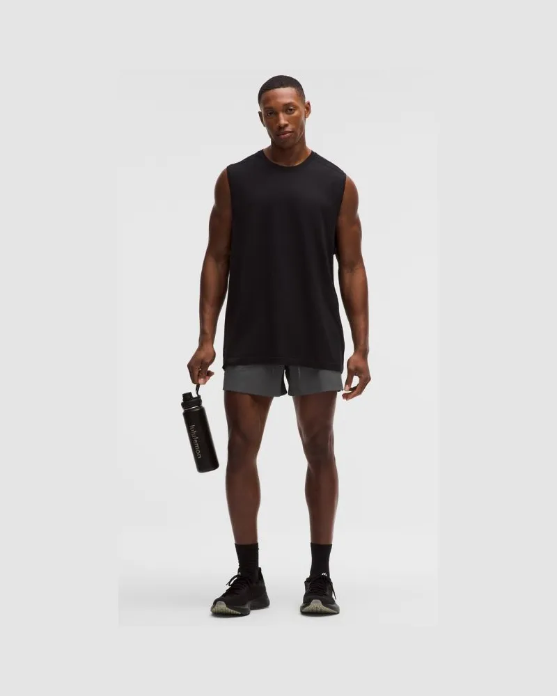 LULULEMON License to Train Shorts ohne Liner für Männer – 13 cm – Größe in Onyx Grey Onyx