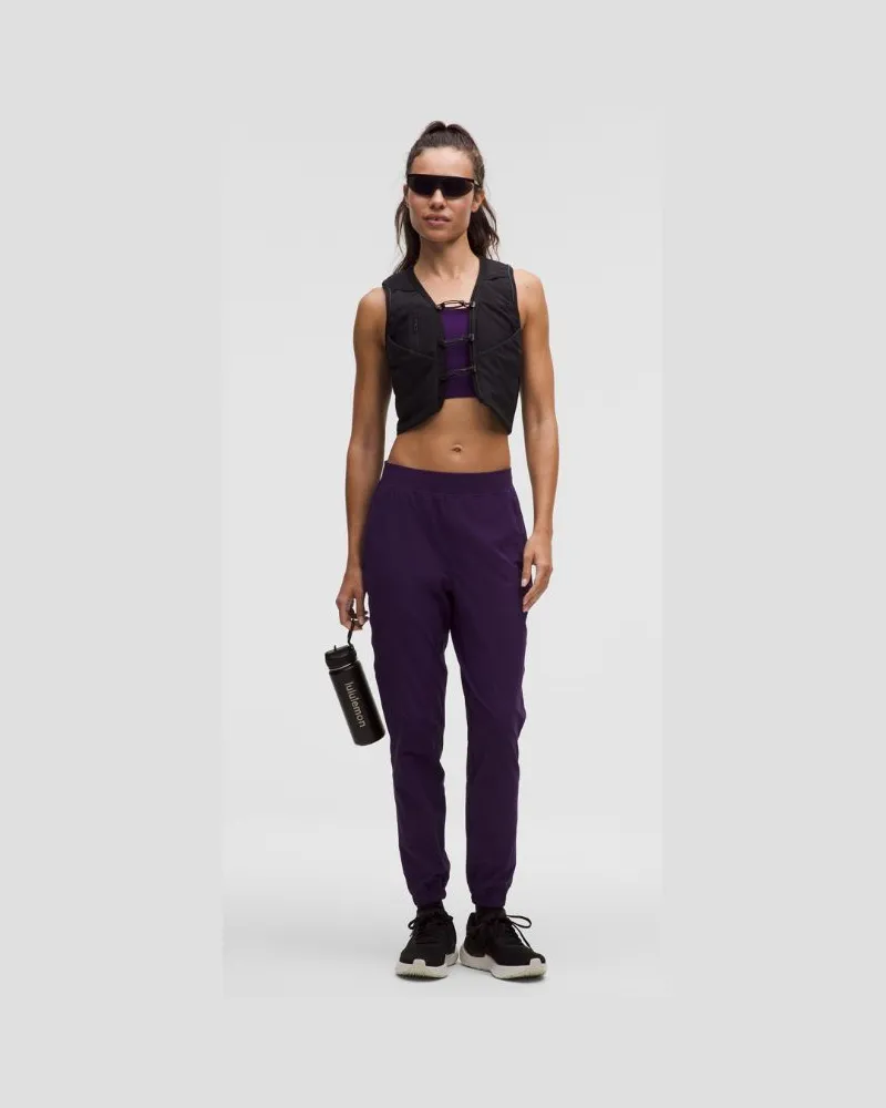 LULULEMON Adapted State Jogginghose mit hohem Bund Volle Länge für Frauen – Größe in Dark Court Purple Dark