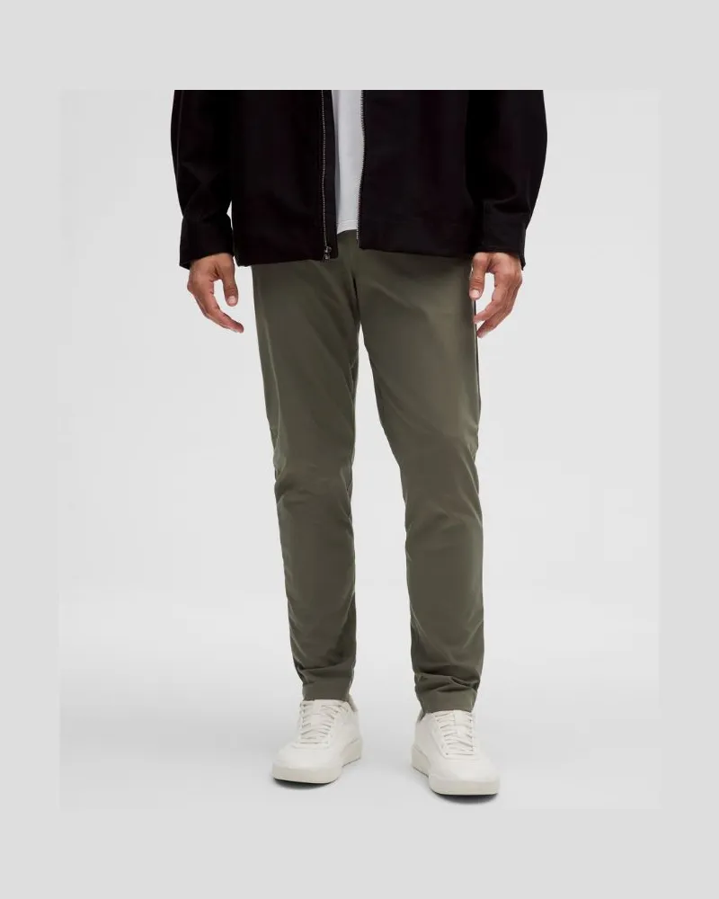 LULULEMON ABC Chinohose im Slim Fit Warpstreme für Männer – 76 cm – Größe in Army Green Army