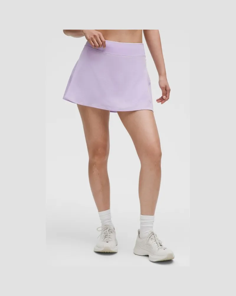 LULULEMON Leichter Tennisrock mit hohem Bund für Frauen – Größe in Lavender Frost Lavender