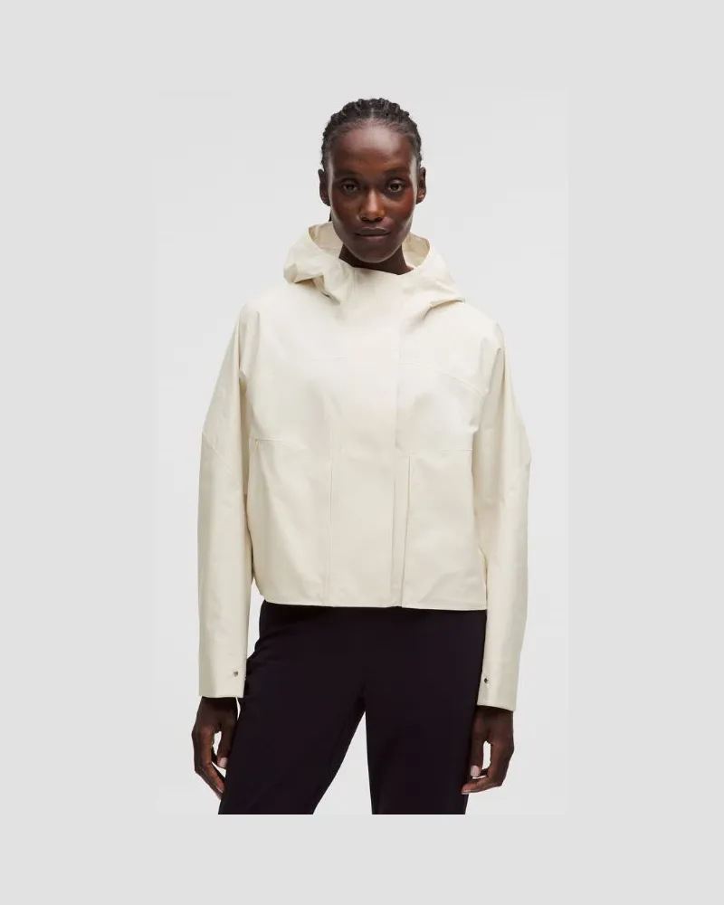 LULULEMON Rain Chaser-Jacke für Frauen – Größe in Light Ivory Light