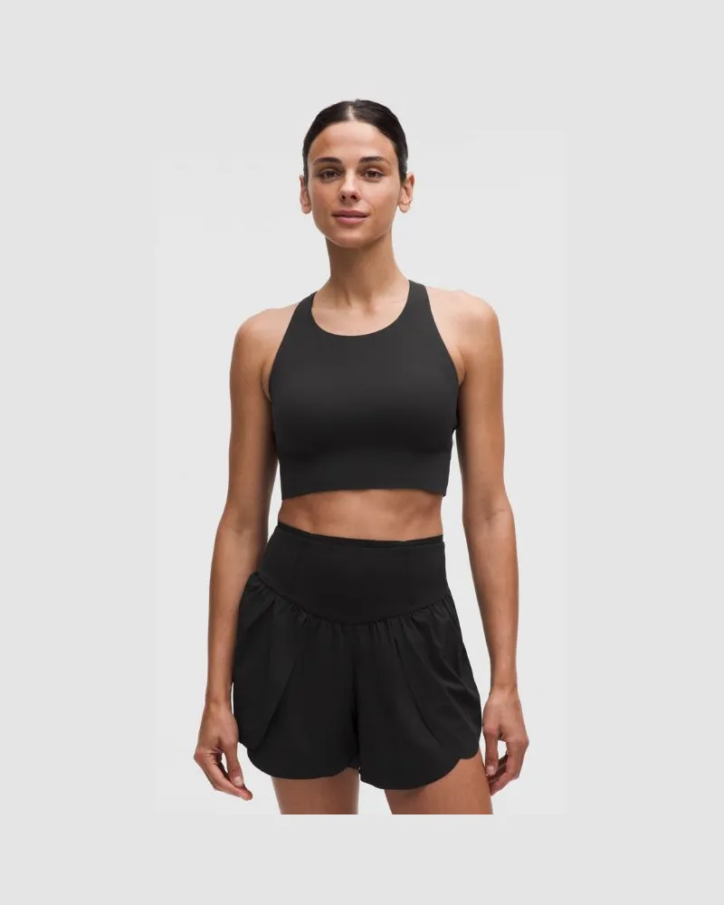 LULULEMON LightLift Sport-BH Mittlerer Halt für B/C-Cups für Frauen – Größe in Schwarz Schwarz