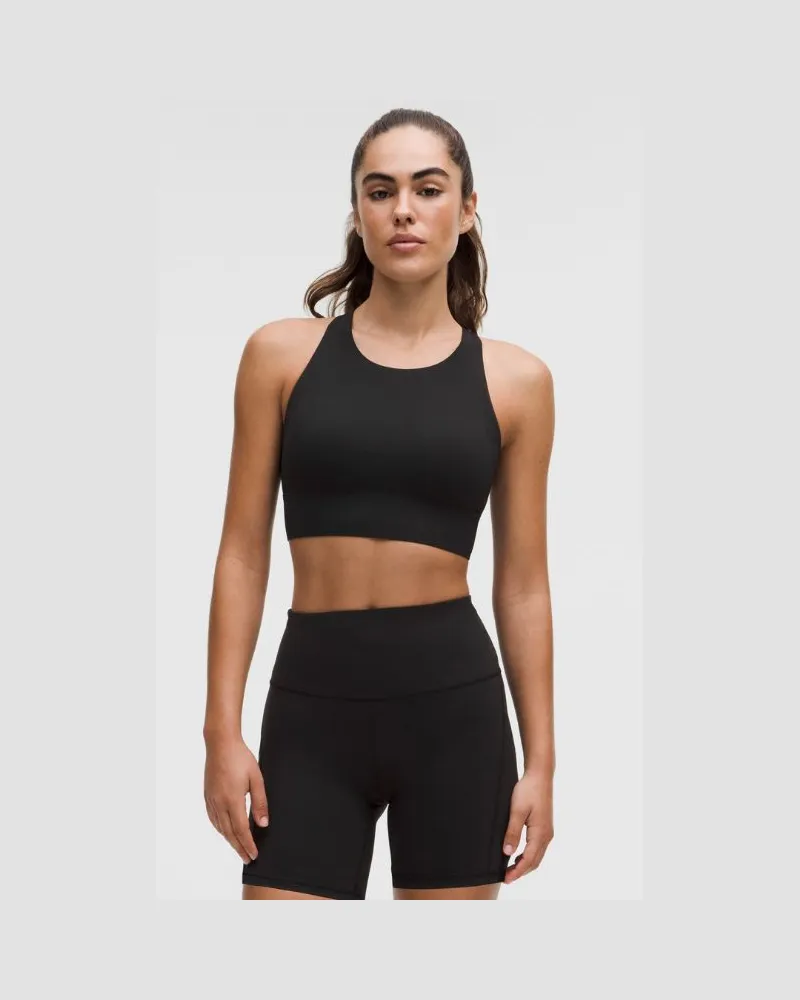 LULULEMON LightLift Sport-BH Mittlerer Halt für B/C-Cups für Frauen – Größe in Schwarz Schwarz