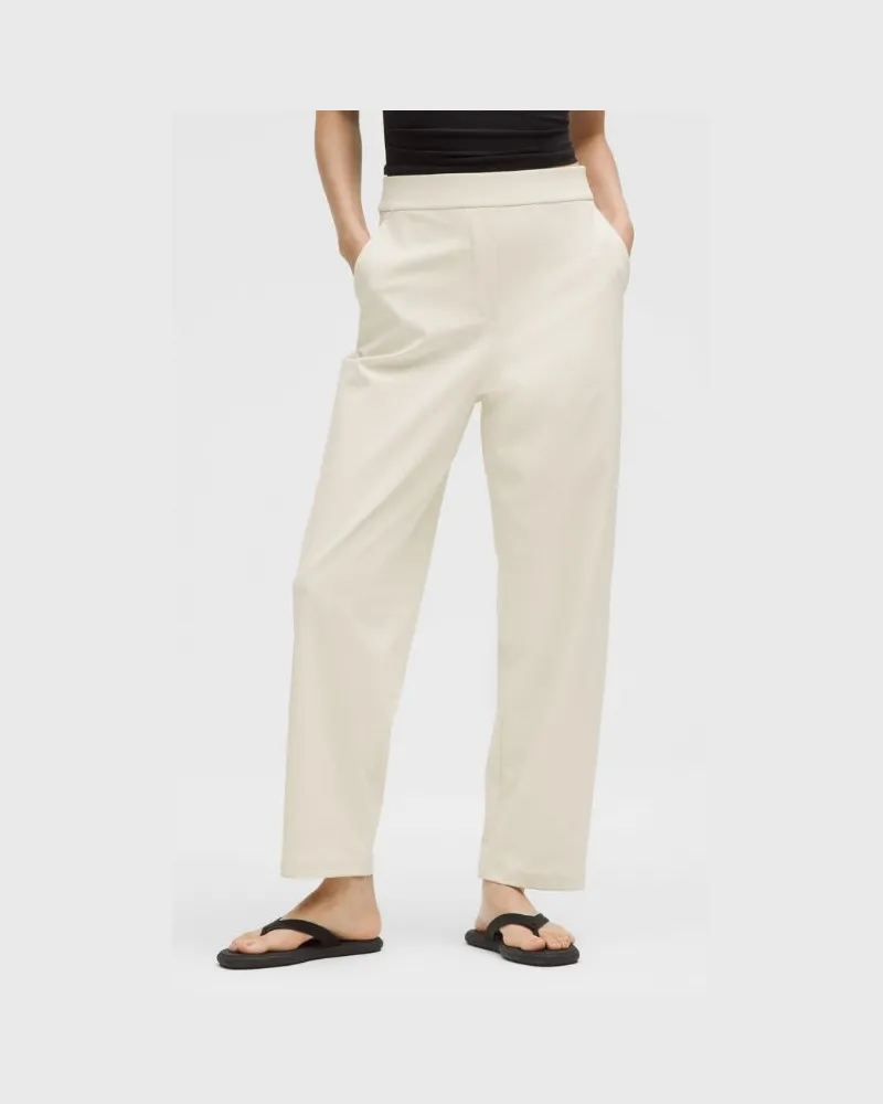 LULULEMON Daydrift Hose mit hohem Bund und schmal zulaufendem Bein Normale Länge für Frauen – Größe in Light Ivory Light