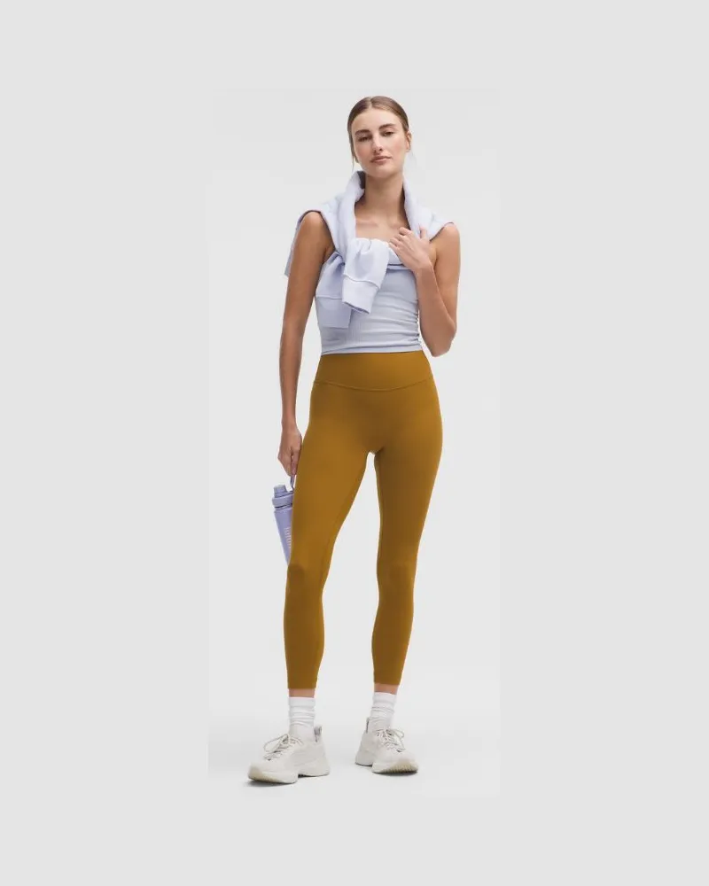 LULULEMON Align Hose mit hohem Bund für Frauen – 63,5 cm – Größe in Melrose Tan Melrose