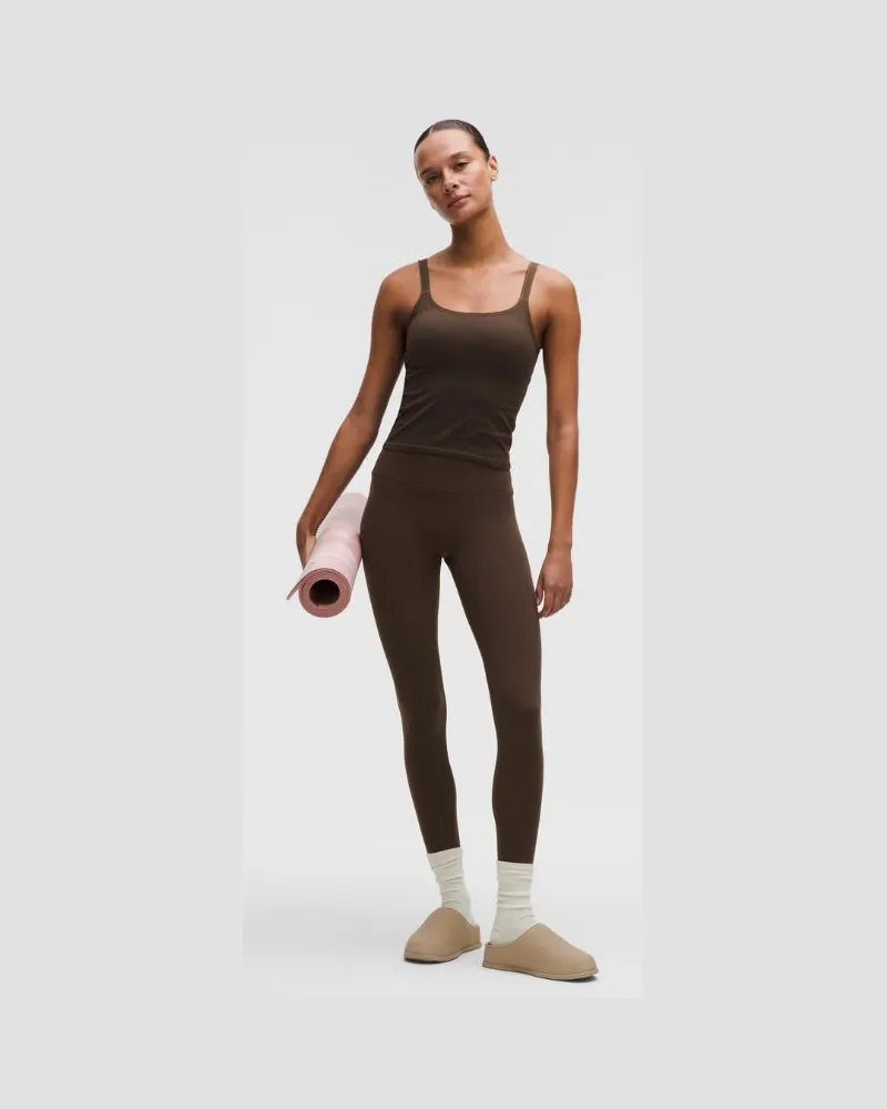 LULULEMON Align No Line Hose mit hohem Bund für Frauen – 64 cm – Größe in Walnut Crunch Walnut