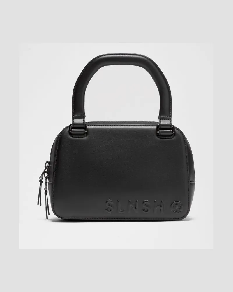 LULULEMON Große Gürteltasche mit Griff SLNSH Kollektion – Größe in Black/True Tangerine Black