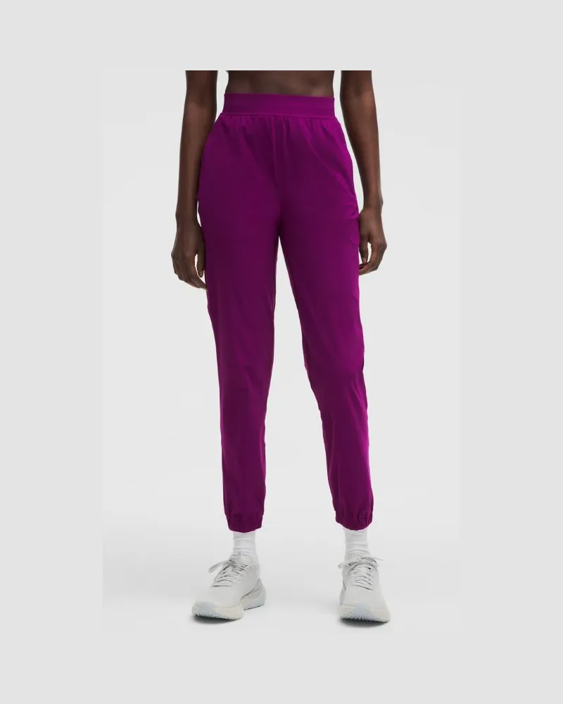 LULULEMON Adapted State Jogginghose mit hohem Bund Volle Länge für Frauen – Größe in Chilled Grape Chilled