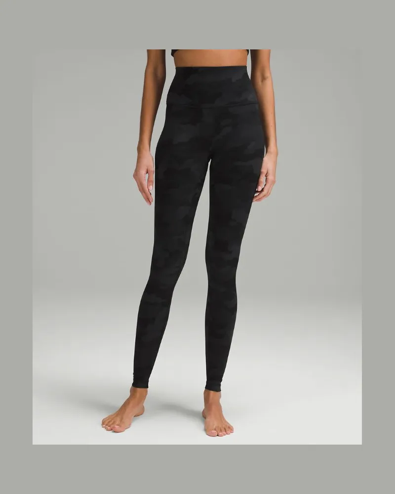 LULULEMON Align Leggings mit hohem Bund für Frauen – 71 cm – Camo – Größe Heritage