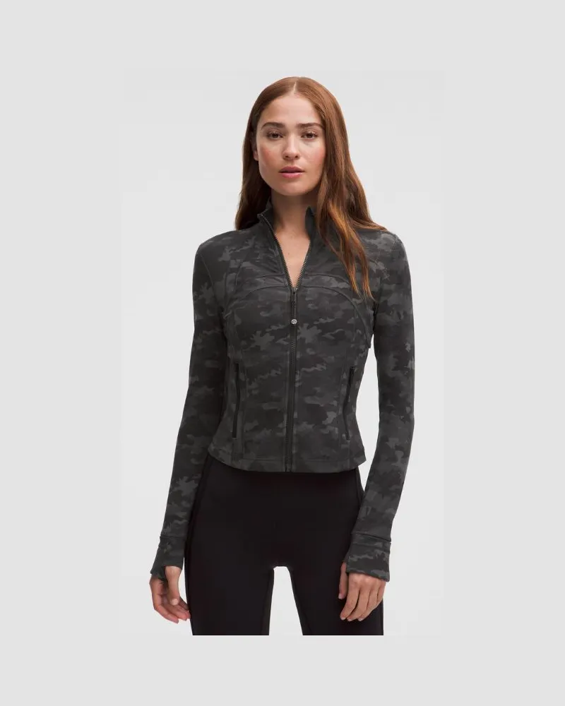 LULULEMON Define Crop-Jacke Nulu für Frauen – Camo – Größe Thawed