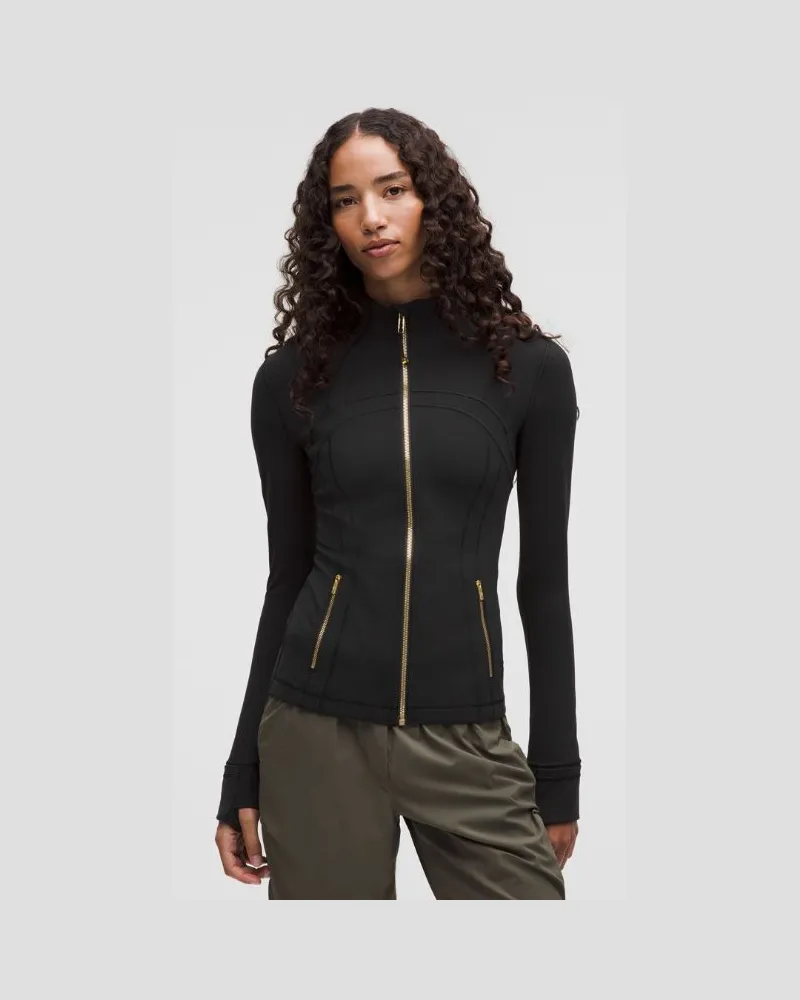 LULULEMON Define Jacke Nulu für Frauen – Größe in Black/Gold Black