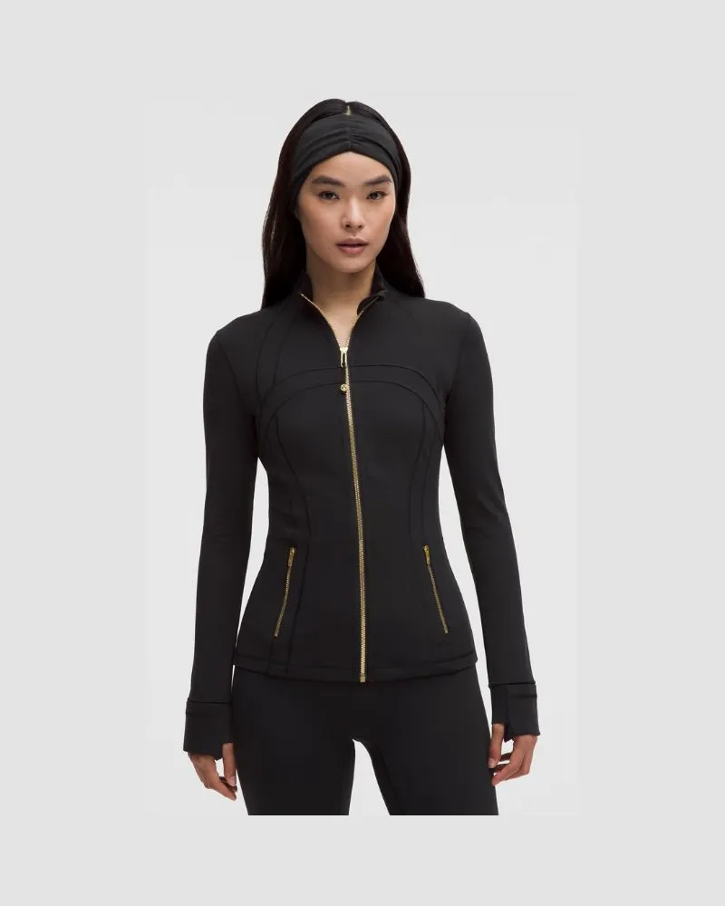 LULULEMON Define Jacke Nulu für Frauen – Größe in Black/Gold Black