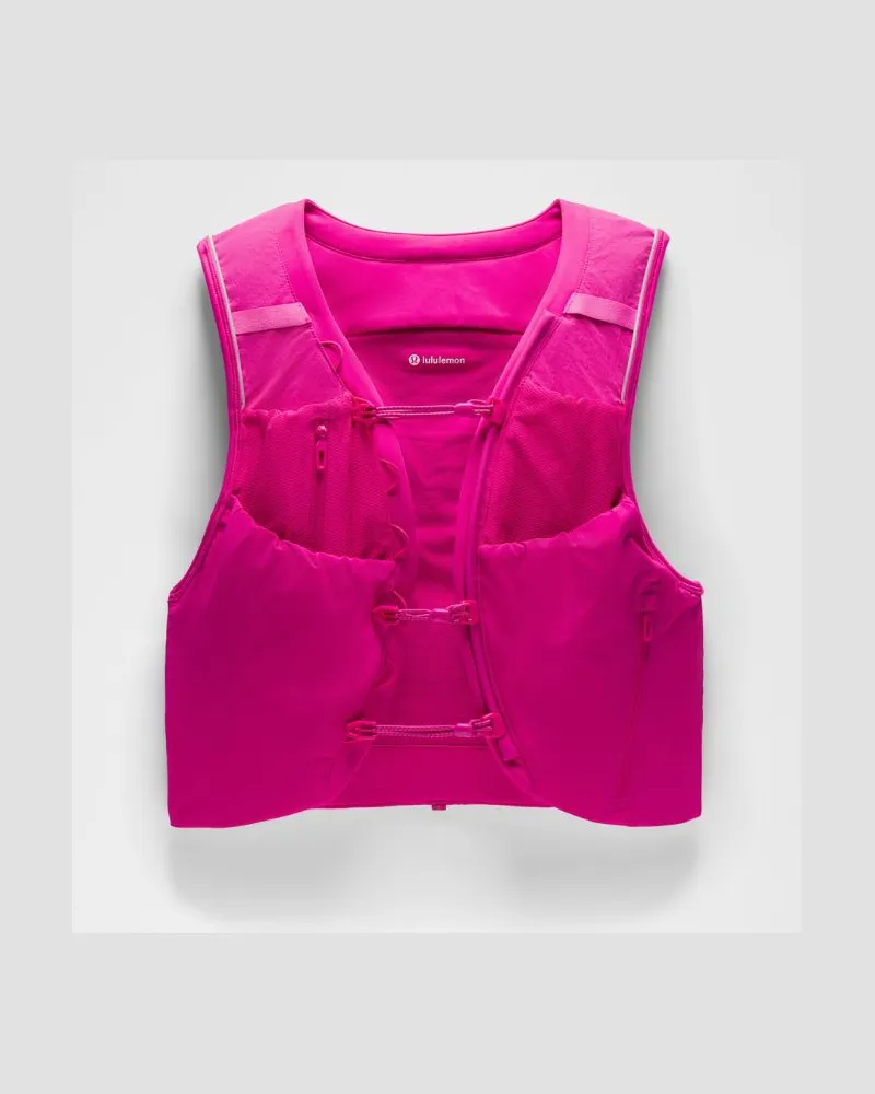 LULULEMON Fast and Free Trailrunning-Weste – Größe in Pink Flare Pink