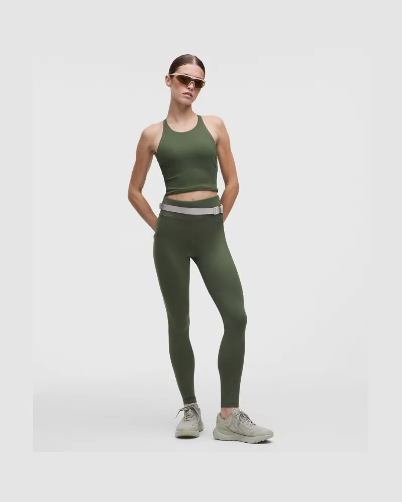 LULULEMON Fast and Free-Thermo-Leggings mit Taschen es Design für Frauen – 71 cm – Größe in Sassy Sage Sassy